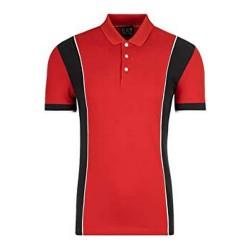 Polo de Manga Corta Hombre Armani Jeans C1450 Rojo