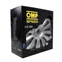 Tapacubos OMP Magnum Speed Plateado 14" (4 uds)