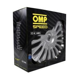 Tapacubos OMP Stinger Speed Plateado 15" (4 uds)