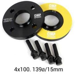 Set de Separadores OMP 4x100 56,6 M12 x 1,5 15 mm