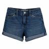 Pantalones Vaqueros Levi's Girlfriend Shorty Blue Niña Azul Acero