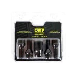 Kit de tornillos OMP OMPS09831401 M14 x 1,50 4 uds Negro