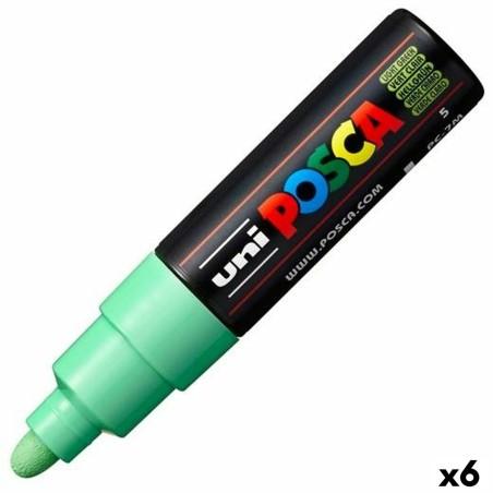 Rotuladores POSCA PC-7M Verde Claro (6 Unidades)