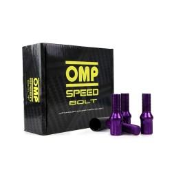 Set Tuercas OMP 27 mm Violeta 20 uds M12 x 1,50