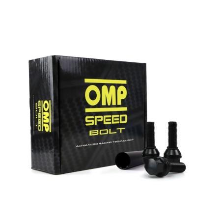 Set Tuercas OMP 27 mm Negro 20 uds M12 x 1,25