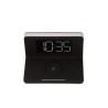 Reloj Despertador con Cargador Inalámbrico KSIX Qi Negro