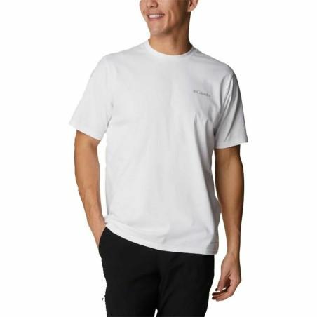 Camiseta de Manga Corta Hombre Columbia Sun Trek Blanco Hombre