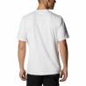 Camiseta de Manga Corta Hombre Columbia Sun Trek Blanco Hombre