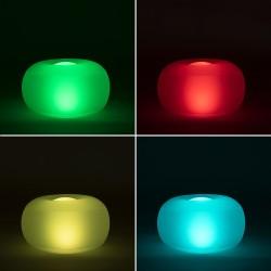 Asiento Hinchable con LED Multicolor y Mando a Distancia Pulight InnovaGoods
