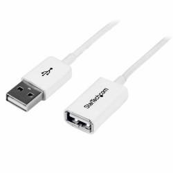 Cable USB Startech USBEXTPAA1MW         Blanco