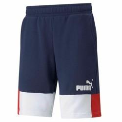 Pantalones Cortos Deportivos para Hombre Puma Essentials+ Block Azul oscuro