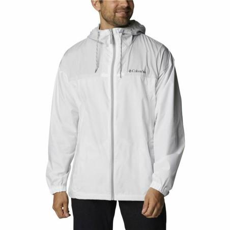 Chaqueta Cortavientos Columbia Flash Challenger Blanco