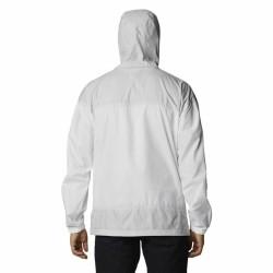 Chaqueta Cortavientos Columbia Flash Challenger Blanco