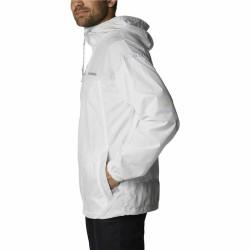 Chaqueta Cortavientos Columbia Flash Challenger Blanco