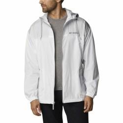 Chaqueta Cortavientos Columbia Flash Challenger Blanco