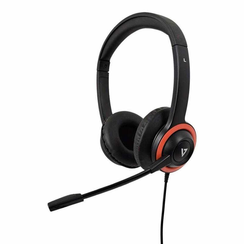 Auriculares con Micrófono V7 HA530E               Negro