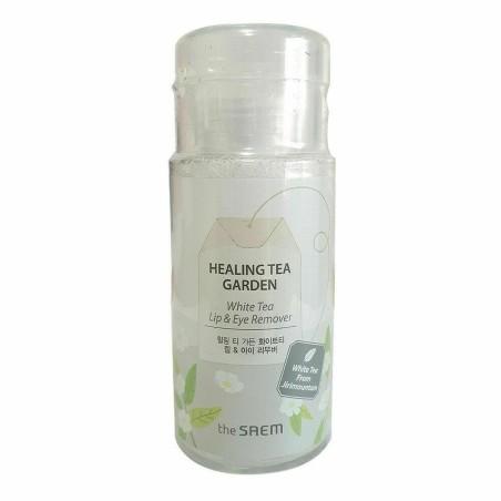 Agua Micelar Desmaquillante The Saem Healing Tea Garden Té Blanco Ojos Labios (150 ml)