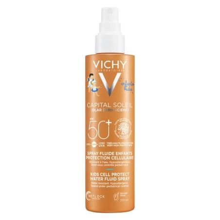 Protector Solar para Niños en Spray Vichy Capital Soleil Cell Protect SPF50+ 50 ml