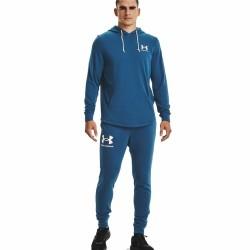 Sudadera con Capucha Hombre Under Armour Rival Terry Azul