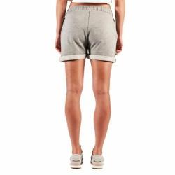 Pantalones Cortos Deportivos para Mujer Kappa Dark Gris