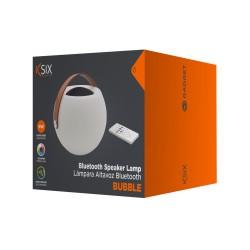 Altavoz Bluetooth con Lámpara LED KSIX Bubble Blanco 5 W Portátil