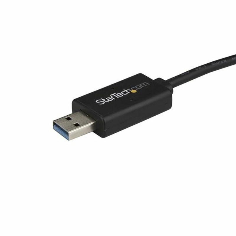 Cable USB A a USB C Startech USBC3LINK            Negro