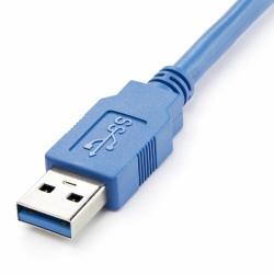 Cable USB Startech USB3SEXT5DSK Azul 1,5 m