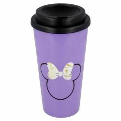 Vaso con Tapa Minnie Mouse 01049 (520 ml)