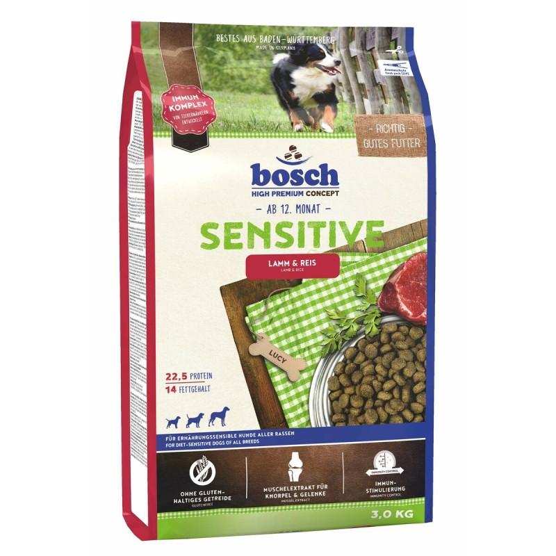 Pienso BOSCH Sensitive Adulto Cordero Arroz 3 Kg