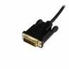 Adaptador DisplayPort a DVI Startech MDP2DVIMM3BS         Negro