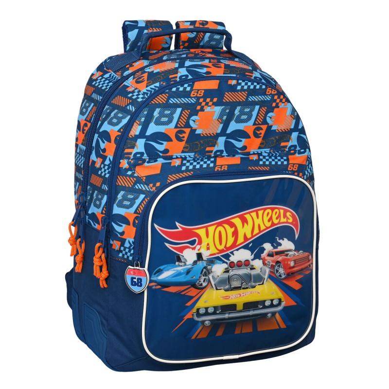 Mochila Escolar Hot Wheels Speed club Naranja (32 x 42 x 15 cm)