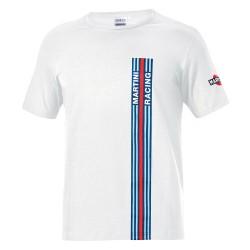 Camiseta de Manga Corta Sparco BIG STRIPES Blanco (Talla M)