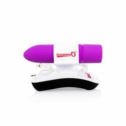 Bala Vibradora Violeta Positive con Control Remoto The Screaming O 13263