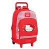 Mochila Escolar con Ruedas Hello Kitty Spring Rojo 33 X 45 X 22 cm