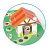 Juego Educativo Goula Little Red Ridding Hood 9 Piezas