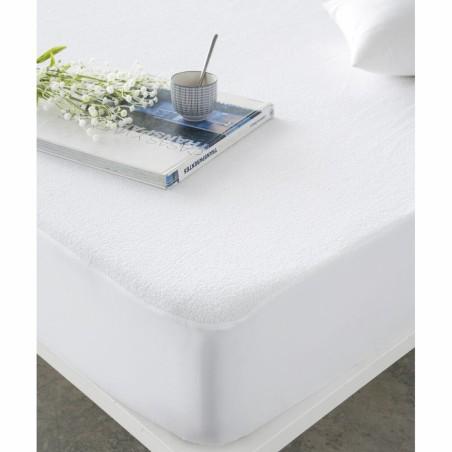 Protector de colchón Naturals Blanco Cama de 90 90 x 190/200 cm