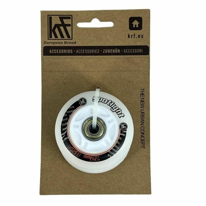 Ruedas Spotlight LED KRF 72 MM Blanco