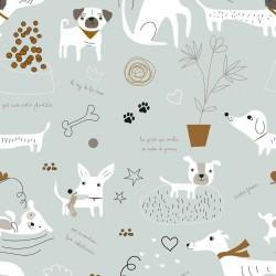 Funda Nórdica Panzup Dogs Cama de 150/160 (240 x 220 cm)