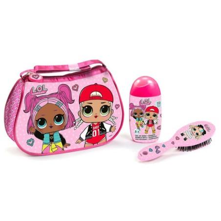 Set de Cuidado Personal L.O.L. Surprise Cartoon Surprise Neceser Baño (3 pcs) 3 Piezas