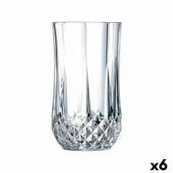 Vaso de Cristal Cristal d’Arques Paris Longchamp Transparente Vidrio (36 cl) (Pack 6x)