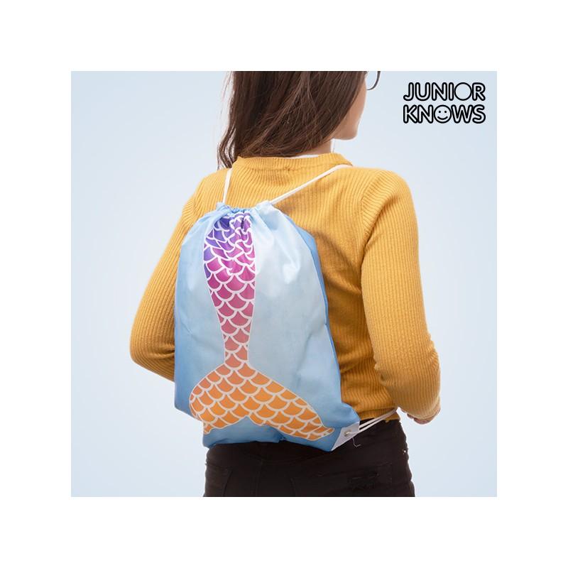 Bolsa Mochila con Cuerdas Sirena Junior Knows