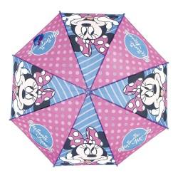 Paraguas Automático Minnie Mouse Lucky Azul Rosa (Ø 84 cm)