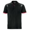 Polo de Manga Corta Hombre Sparco TECH STRETCH Negro