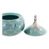 Caja-Joyero DKD Home Decor Porcelana Turquesa 14 x 14 x 17 cm