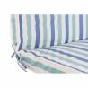 Cojín DKD Home Decor Blanco Azul cielo Azul marino Rayas 190 x 60 x 5 cm (190 x 60 x 5 cm)