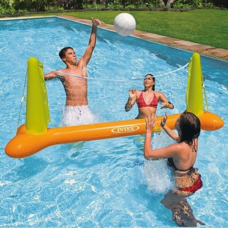 Red de Voleibol Hinchable Intex 751 (239 x 64 x 91 cm)