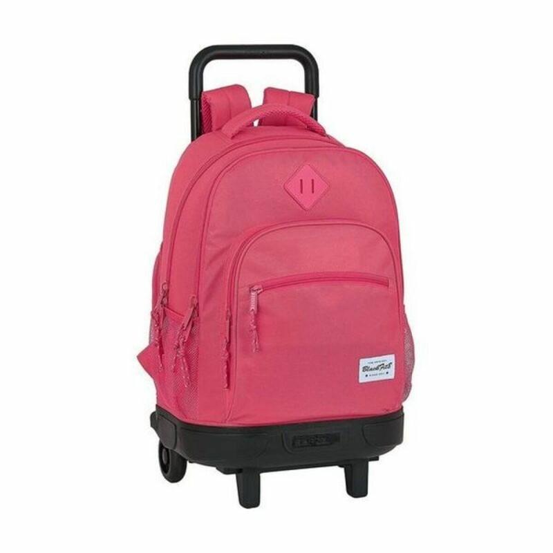 Mochila Escolar con Ruedas Compact BlackFit8 M918 Rosa (33 x 45 x 22 cm)