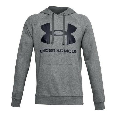 Sudadera con Capucha Hombre Under Armour Fleece Rival Gris oscuro