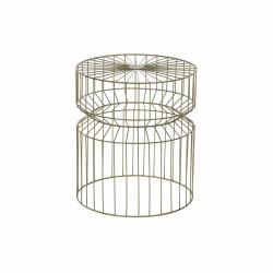 Mesa auxiliar DKD Home Decor Dorado Metal (40,5 x 40,5 x 46 cm)