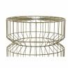 Mesa auxiliar DKD Home Decor Dorado Metal (40,5 x 40,5 x 46 cm)